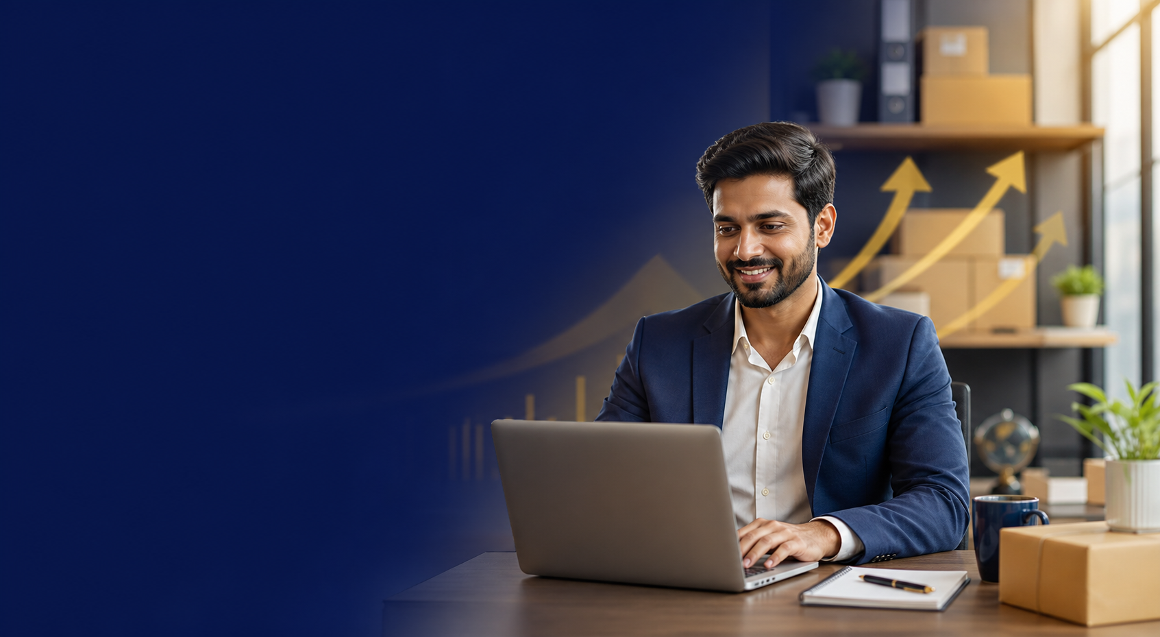 Indian entrepreneur exploring a business loan offer